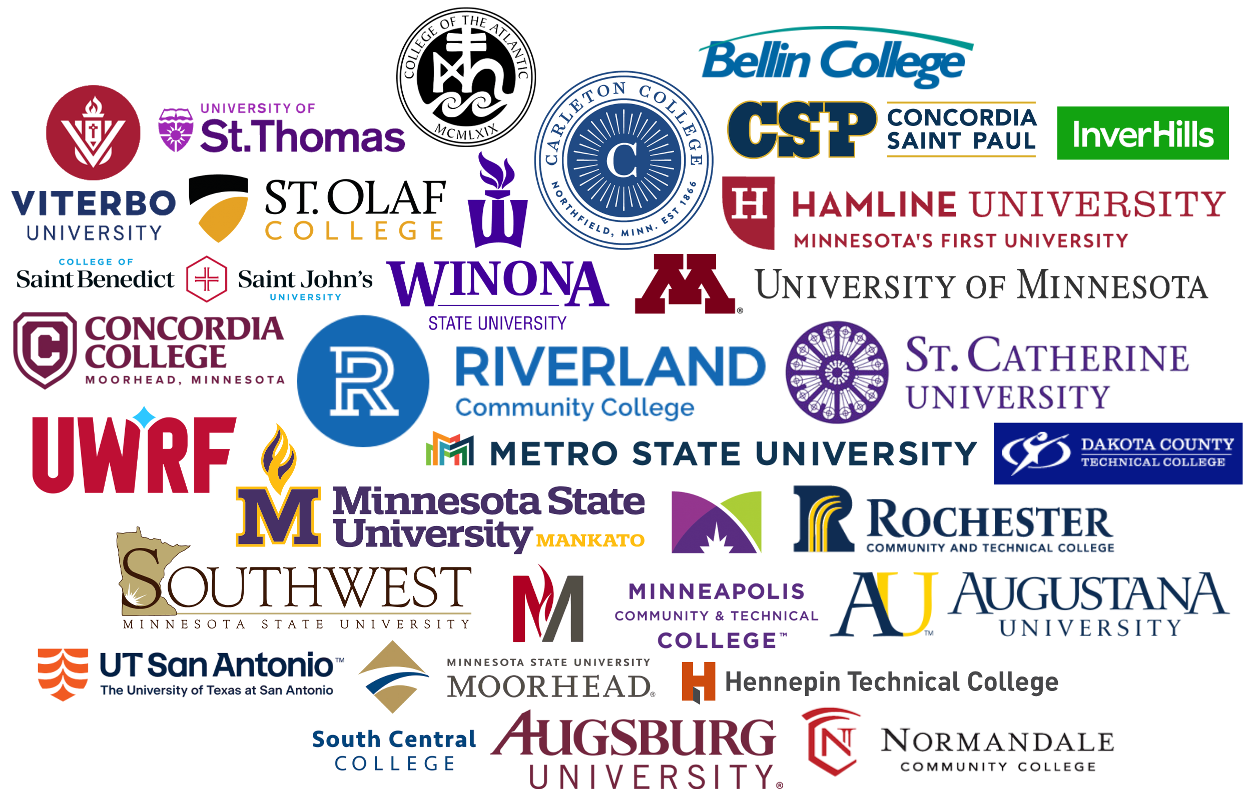 multiple logos